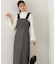 パールボタンモックネックリブニット　24AW