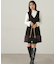 パールボタンモックネックリブニット　24AW