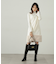 パールボタンモックネックリブニット　24AW