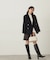 パールボタンモックネックリブニット　24AW