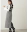 パールボタンモックネックリブニット　24AW
