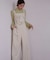 パールボタンモックネックリブニット　24AW
