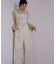 パールボタンモックネックリブニット　24AW