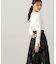 ハートカットアイレットリブニット　24AW