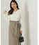 ハートカットアイレットリブニット　24AW