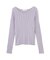 ハートカットアイレットリブニット　24AW