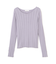 ハートカットアイレットリブニット　24AW