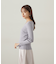 ハートカットアイレットリブニット　24AW