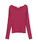 ハートカットアイレットリブニット　24AW