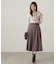 オフショルリボンニット　24AW