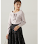 オフショルリボンニット　24AW