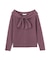 オフショルリボンニット　24AW