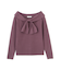 オフショルリボンニット　24AW