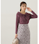 オフショルリボンニット　24AW