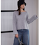 スパンコール畦ニット WEB限定カラー：ブルー　24AW