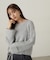 スパンコール畦ニット WEB限定カラー：ブルー　24AW