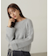 スパンコール畦ニット WEB限定カラー：ブルー　24AW