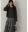 スパンコール畦ニット WEB限定カラー：ブルー　24AW