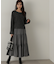 スパンコール畦ニット WEB限定カラー：ブルー　24AW