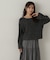 スパンコール畦ニット WEB限定カラー：ブルー　24AW