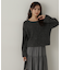 スパンコール畦ニット WEB限定カラー：ブルー　24AW