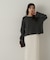 スパンコール畦ニット WEB限定カラー：ブルー　24AW