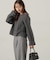 スパンコール畦ニット WEB限定カラー：ブルー　24AW