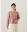 スパンコール畦ニット WEB限定カラー：ブルー　24AW