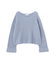 スパンコール畦ニット WEB限定カラー：ブルー　24AW