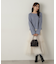 スパンコール畦ニット WEB限定カラー：ブルー　24AW
