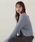 スパンコール畦ニット WEB限定カラー：ブルー　24AW