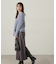 スパンコール畦ニット WEB限定カラー：ブルー　24AW