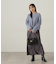 スパンコール畦ニット WEB限定カラー：ブルー　24AW