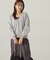 レース付きニットアンサンブル　24AW