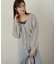レース付きニットアンサンブル　24AW