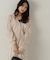 レース付きニットアンサンブル　24AW