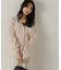 レース付きニットアンサンブル　24AW