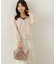 レース付きニットアンサンブル　24AW