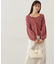 レース付きニットアンサンブル　24AW