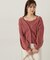 レース付きニットアンサンブル　24AW