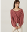レース付きニットアンサンブル　24AW