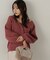 レース付きニットアンサンブル　24AW