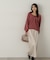 レース付きニットアンサンブル　24AW