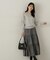 パウダーサテンティアードスカート　24AW
