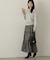 パウダーサテンティアードスカート　24AW