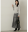 パウダーサテンティアードスカート　24AW