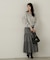 パウダーサテンティアードスカート　24AW