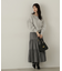 パウダーサテンティアードスカート　24AW