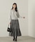 パウダーサテンティアードスカート　24AW