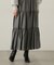 パウダーサテンティアードスカート　24AW